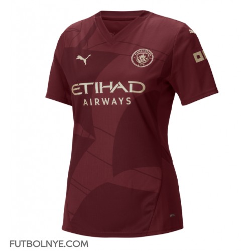 Camiseta Manchester City Tercera Equipación para mujer 2024-25 manga corta